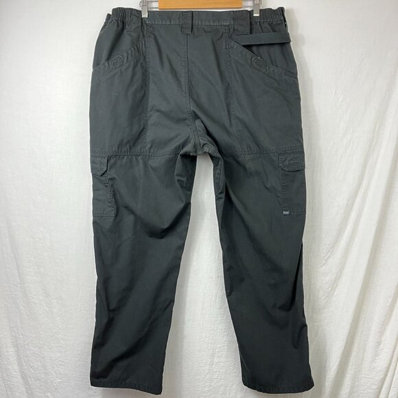 511 Tactical Cargo Pants 44x31 Black Stryke Ripstop Double Knee Hunting Workwear - Picture 7 of 16
